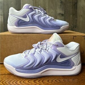 Nike KD 17 "B.A.D." Kevin Durant Dusty Amethyst Basketball Shoes Men's Size 8.5